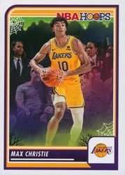 2023-24 Hoops Haunted Hoops Base Set Max Christie #142 card