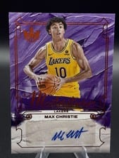2024-25 Panini Court Kings Masterstrokes Autographs Max Christie #MS-MAX card