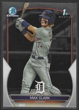 2023 Bowman Draft Chrome Max Clark #BDC-76 card
