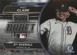 2023 Bowman Draft Draft Night Max Clark #BDN-8 card