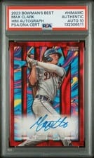 2023 Bowman's Best Him Autographs Max Clark #HIMA-MC card