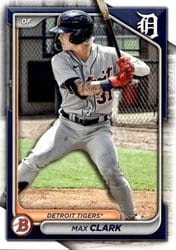 2024 Bowman Draft Base Set Max Clark #BD-104 card