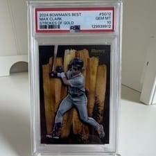 2024 Bowman's Best Strokes of Gold Max Clark #SG-12 card