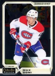 2018-19 O-Pee-Chee Platinum Base Set Max Domi #102 card