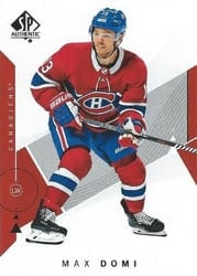 2018-19 SP Authentic Base Set Max Domi #44 card