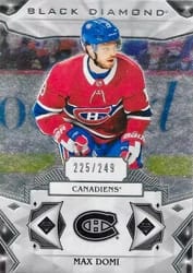 2019-20 Upper Deck Black Diamond Base Set Max Domi #BDB-MD card