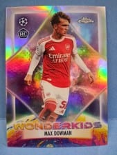 2025 Topps Chrome UEFA Wonderkids Max Dowman #WK-4 card