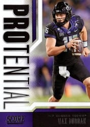 2023 Score Protential Max Duggan #25 card