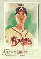 2020 Topps Allen & Ginter Base Set Max Fried #94 card
