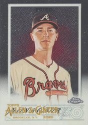 2020 Topps Allen & Ginter Chrome Base Set Max Fried #94 card