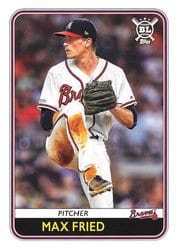 2020 Topps Big League Base Set Max Fried #98 card
