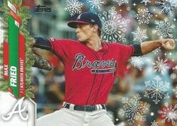 2020 Topps Holiday Base Set Max Fried #HW72 card