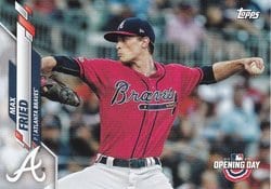 2020 Topps Opening Day Base Set Max Fried #42 card