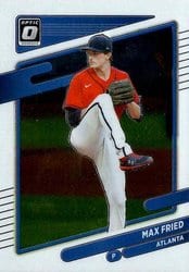 2021 Donruss Optic Base Set Max Fried #178 card