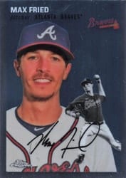2023 Topps Chrome Platinum Anniversary Base Set Max Fried #210 card