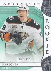 2019-20 Upper Deck Artifacts Base Set Max Jones #164 card