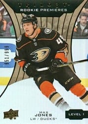 2019-20 Upper Deck Trilogy Base Set Max Jones #57 card