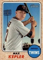 2017 Topps Heritage Base Set Max Kepler #313 card