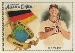 2018 Topps Allen & Ginter World Talent Max Kepler #WT-21 card