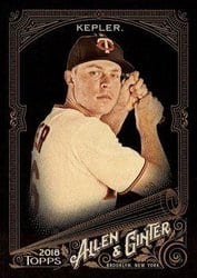 2018 Topps Allen & Ginter X Base Set Max Kepler #332 card