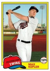 2018 Topps Archives Base Set Max Kepler #267 card