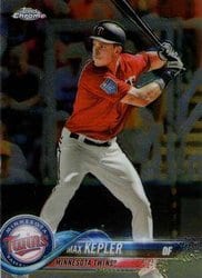 2018 Topps Chrome Base Set Max Kepler #27 card