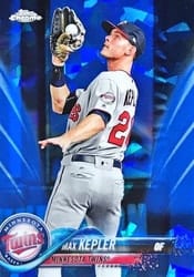 2018 Topps Chrome Sapphire Edition Base Set Max Kepler #448 card