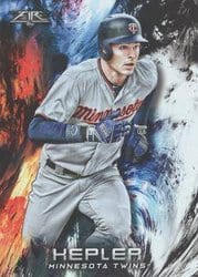 2018 Topps Fire Base Set Max Kepler #149 card