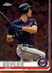 2019 Topps Chrome Base Set Max Kepler #67 card
