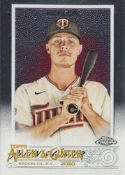 2020 Topps Allen & Ginter Chrome Base Set Max Kepler #243 card