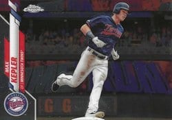 2020 Topps Chrome Base Set Max Kepler #124 card