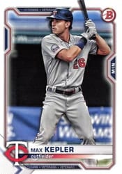 2021 Bowman Base Set Max Kepler #22 card