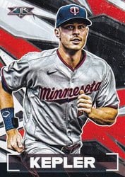 2021 Topps Fire Base Set Max Kepler #143 card