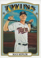 2021 Topps Heritage Base Set Max Kepler #119 card