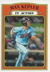 2021 Topps Heritage Base Set Max Kepler #120 card