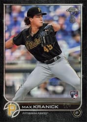 2022 Topps Chrome Ben Baller Edition Base Set Max Kranick #144 card