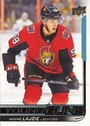 2018-19 Upper Deck Base Set Max Lajoie #223 card