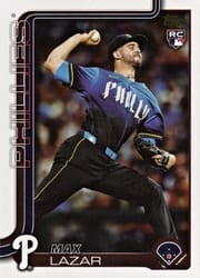 2025 Topps Update Base Set Max Lazar #US194b card
