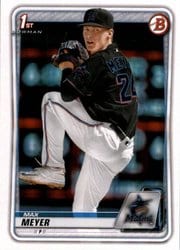 2020 Bowman Draft Base Set Max Meyer #BD-50 card
