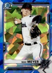 2021 Bowman Sapphire Edition Base Set Max Meyer #BCP-66 card