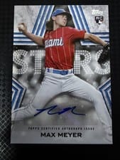 2023 Topps Baseball Stars Autographs (Series 1) Max Meyer #BSA-MME card