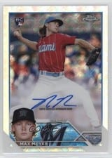 2023 Topps Chrome Logofractor Edition Autographs Max Meyer #RCA-MM card
