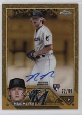 2023 Topps Gilded Collection Gold Etch Autographs Max Meyer #CGA-MME card