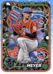 2024 Topps Holiday Base Set Max Meyer #H106 card