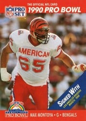 1990 Pro Set Base Set Max Montoya #358 card