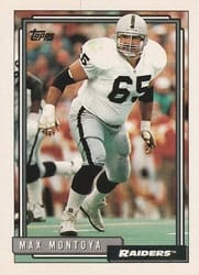 1992 Topps Base Set Max Montoya #446 card