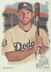 2019 Topps Allen & Ginter Base Set Max Muncy #143 card