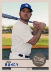 2019 Topps Archives Snapshots Base Set Max Muncy #AS-MMU card