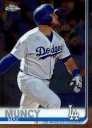 2019 Topps Chrome Base Set Max Muncy #32 card