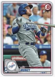 2020 Bowman Base Set Max Muncy #9 card